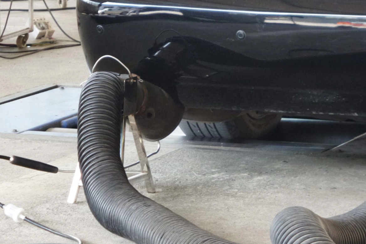 exhaust pipe for emissions testing in nevada